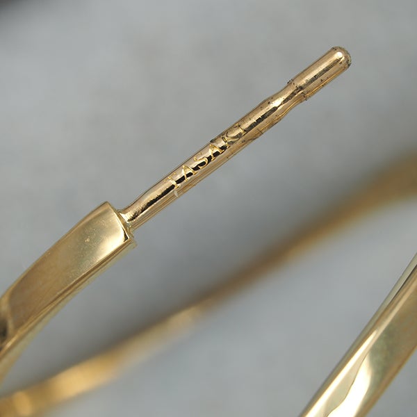 タサキ ピアス  アコヤ真珠 8.0mm アファインバランス  K18YG 