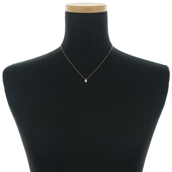 ヴァンドーム ネックレス  ダイヤ 0.12ct   K18YG 