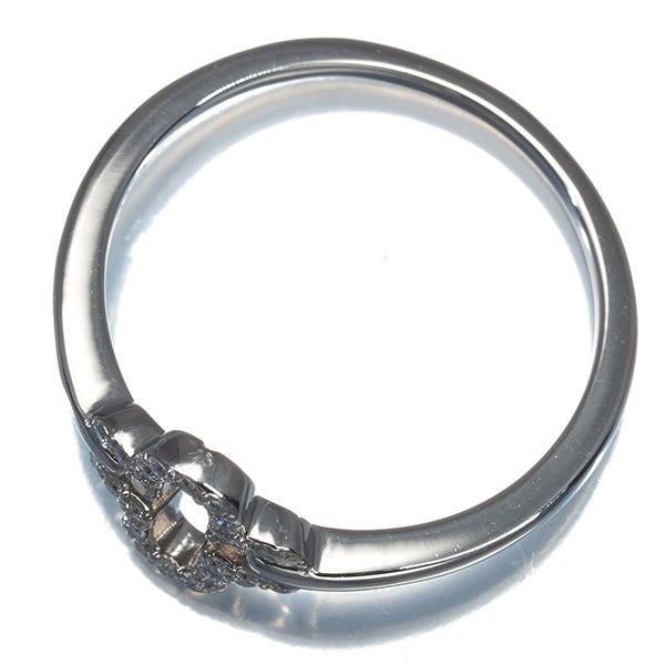  ダイヤ 0.11ct フラワー  リング Pt900 