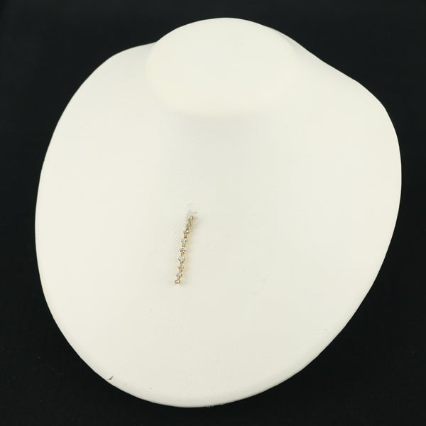 GSTV ペンダントトップ  ブラウンダイヤ 0.50ct  9P 揺れる 2way K18YG 