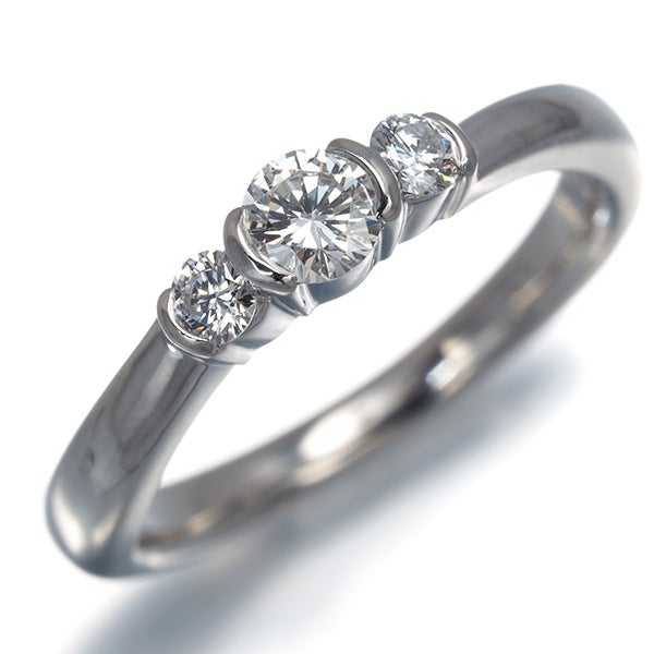 モニッケンダム リング  ダイヤ 0.28ct  8号 Pt900 