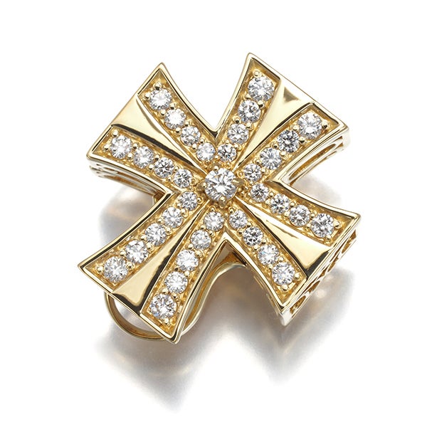 ゆきざき ペンダントトップ ダイヤ ダイヤモンド 0.65ct ダブルトップ