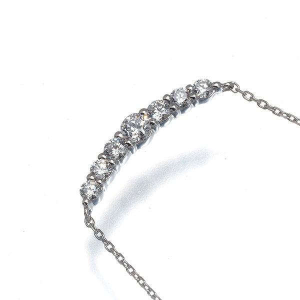 フェスタリア ネックレス ダイヤ 0.341ct Wish upon a star Pt950/900/850