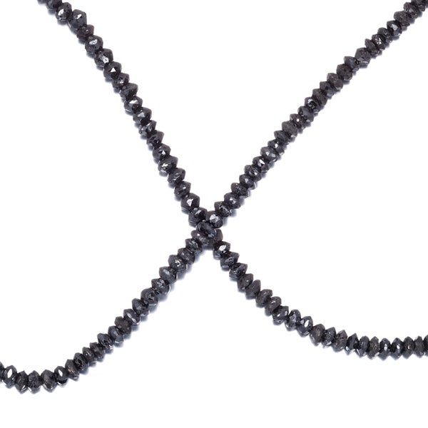 ブラックダイヤ 30.3ct   ネックレス K18WG 