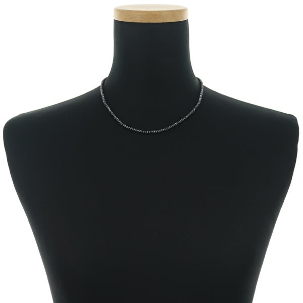 ブラックダイヤ 30.3ct   ネックレス K18WG 
