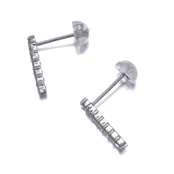  ダイヤ 0.10ct/0.10ct 7P  ピアス K18WG 