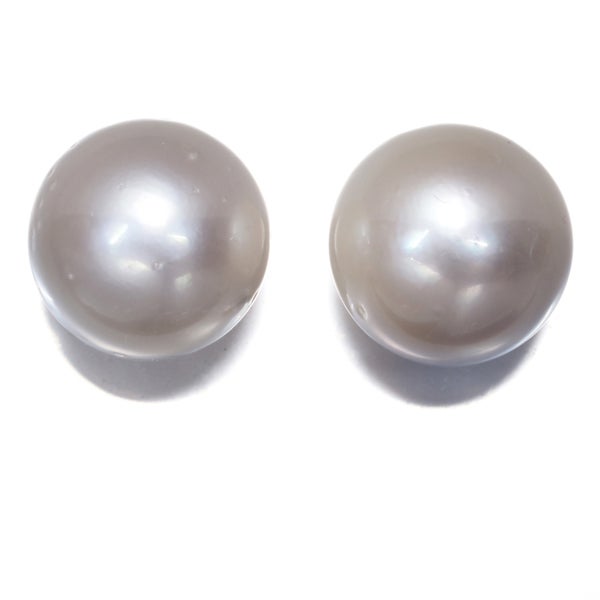  白蝶真珠 11.4mm 一粒  ピアス Pt900 