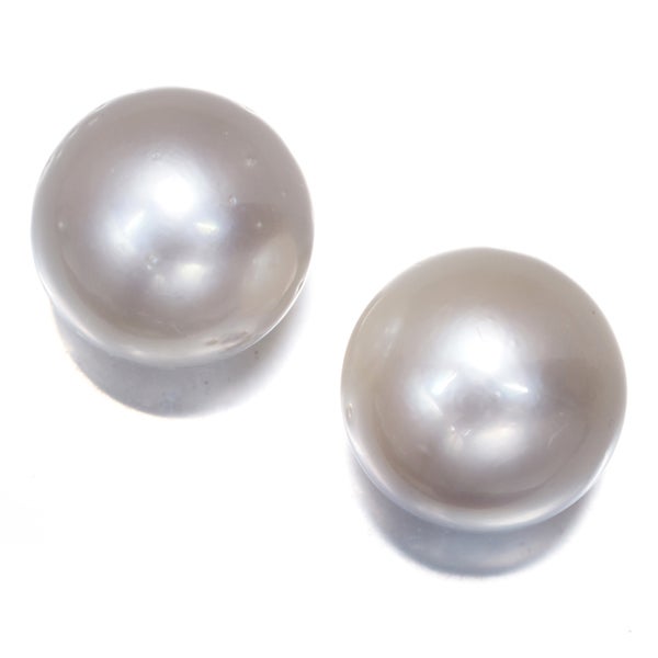  白蝶真珠 11.4mm 一粒  ピアス Pt900 