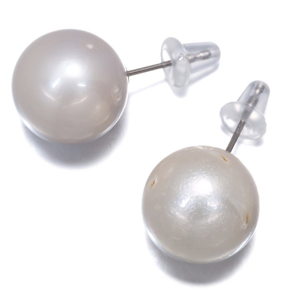  白蝶真珠 11.6mm 一粒  ピアス Pt900 