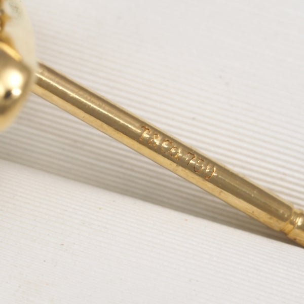 ティファニー ピアス   クロススティッチ  K18YG 