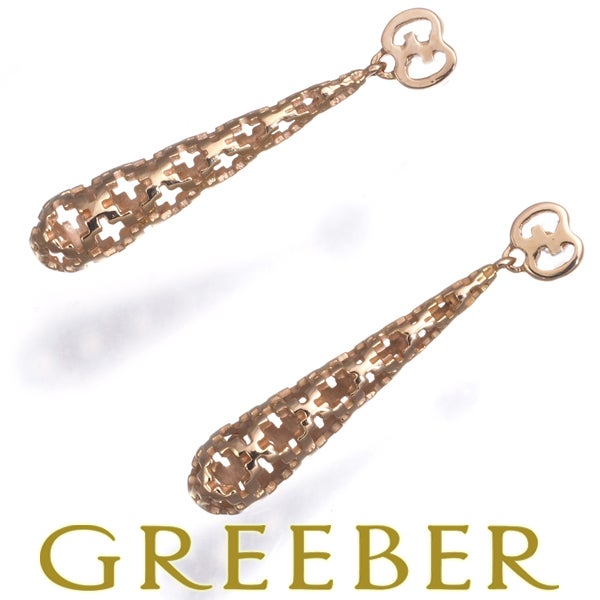 グッチ ピアス   ディアマンティッシマ ドロップ K18PG 