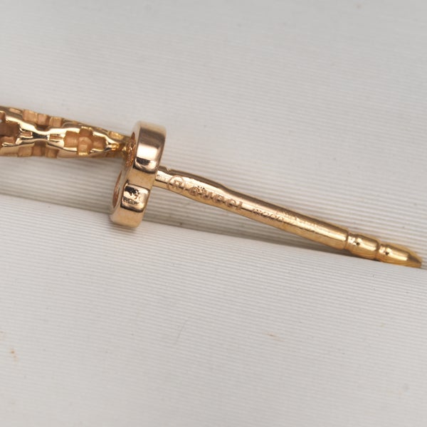 グッチ ピアス   ディアマンティッシマ ドロップ K18PG 