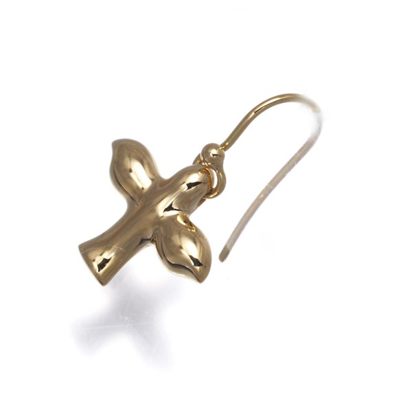 ティファニー ピアス   バードクロス 片耳 K18YG 