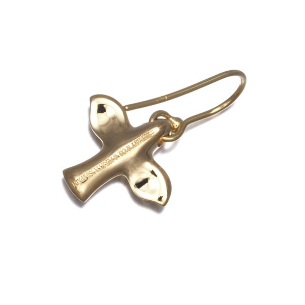 ティファニー ピアス   バードクロス 片耳 K18YG 