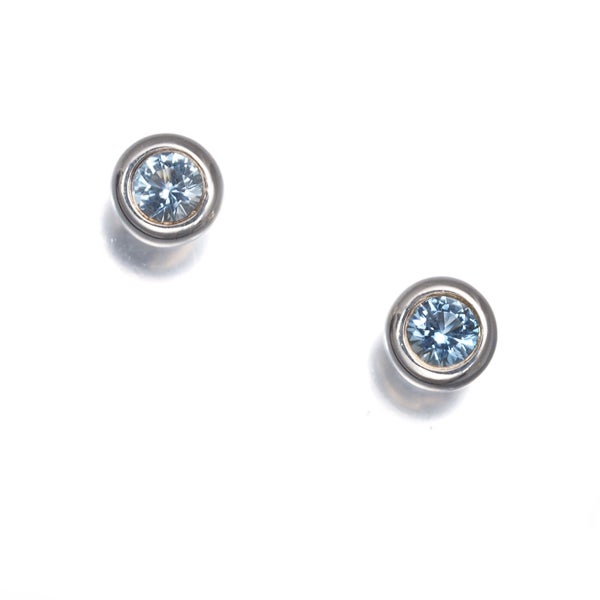 ティファニー ピアス  アクアマリン バイザヤード  シルバー925 