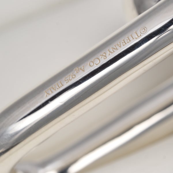 ティファニー ピアス   ハードウェア リンク エクストララージ シルバー925 