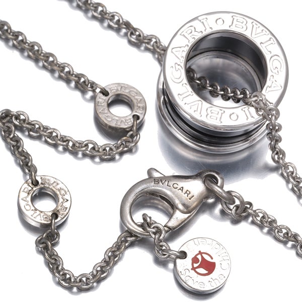 ブルガリ ネックレス   セーブザチルドレン  シルバー925/セラミック 