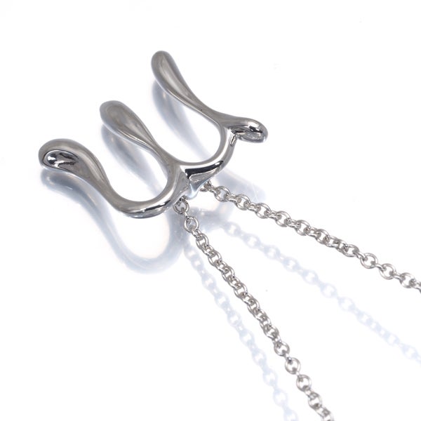 ティファニー ネックレス   アルファベットレター イニシャル M シルバー925 