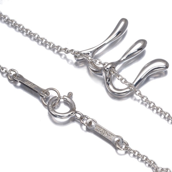 ティファニー ネックレス   アルファベットレター イニシャル M シルバー925 