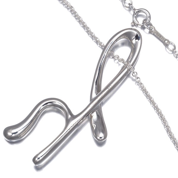 ティファニー ネックレス   アルファベットレター イニシャル H ラージ ロング シルバー925 