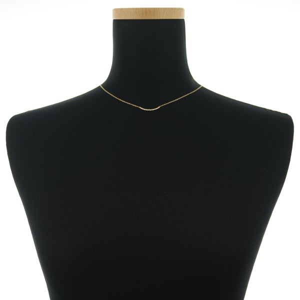 アーカー ネックレス  ダイヤ 0.10ct ビリーブユー  K18YG 