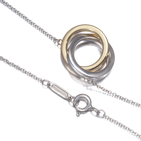ティファニー ネックレス   インターロッキング  シルバー925/K18YG 