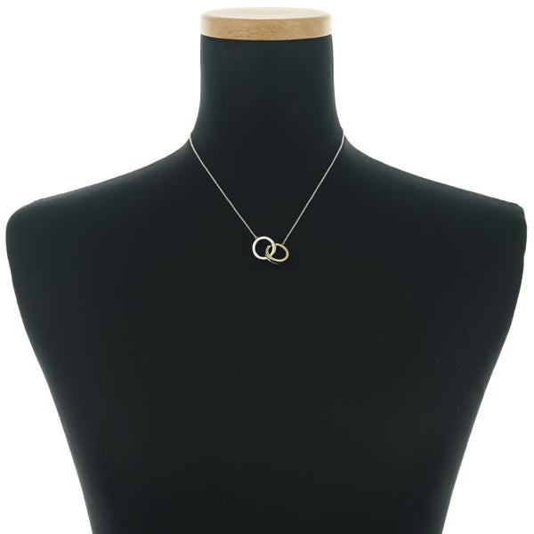 ティファニー ネックレス   インターロッキング  シルバー925/K18YG 