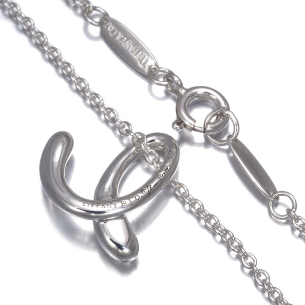 ティファニー ネックレス   アルファベットレター イニシャル E シルバー925 