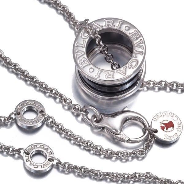 ブルガリ ネックレス   セーブザチルドレン シルバー925/セラミック 