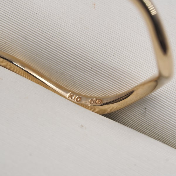 エテ リング    ウェーブ 7号 K10YG 