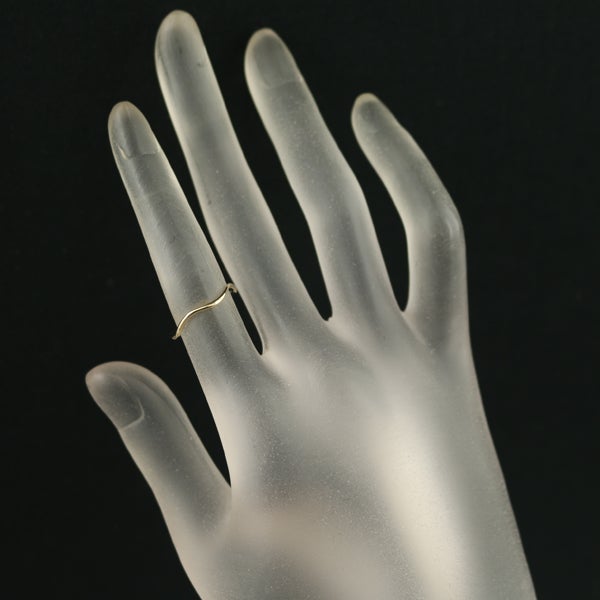 エテ リング    ウェーブ 7号 K10YG 