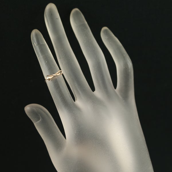 エテ リング    リボン ピンキー 3号 K10PG 