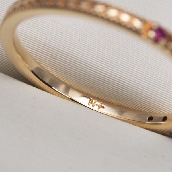 ノジェス リング  ルビー  9号 K10YG 