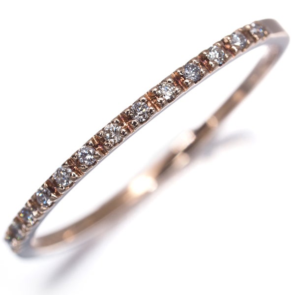 ザ・キス リング  ダイヤ 0.06ct  12号 K10PG 