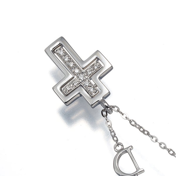 ダミアーニ ネックレス   ベルエポック クロス ミニ K18WG 