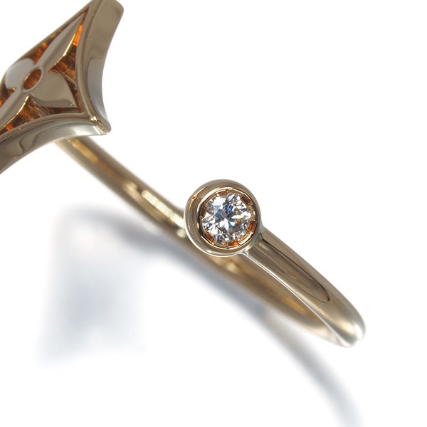 ルイヴィトン リング  ダイヤ モノグラムイディール 51号 K18YG 