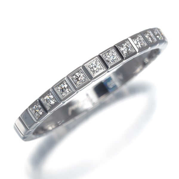 ショパール リング  ダイヤ アイスキューブ 60号 K18WG 保証書