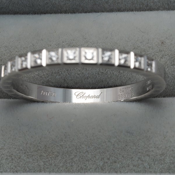 ショパール リング  ダイヤ アイスキューブ 60号 K18WG 保証書