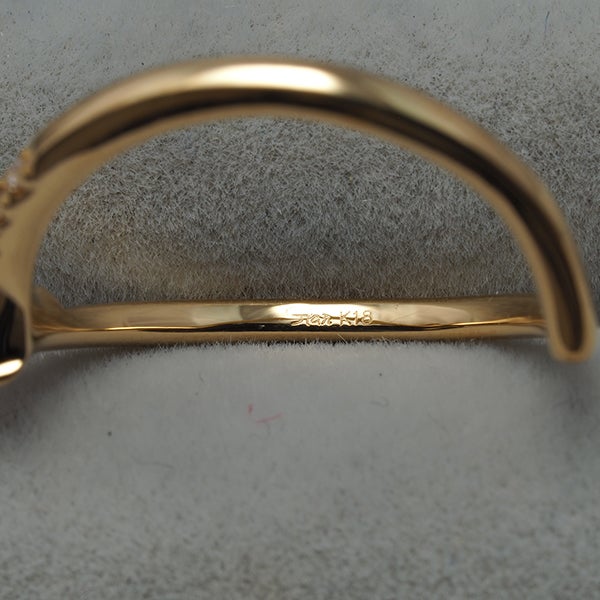 スタージュエリー リング  ルビー 0.15ct  ダイヤ 0.02ct ミステリアスハート 6号 K18YG 