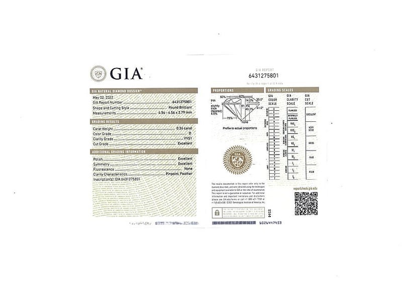 カルティエ リング  ダイヤ 0.36ct VVS1 ミニラブ ソリテール 50号 K18WG 保証書/鑑定書