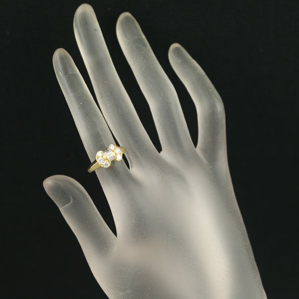 ヴァンクリーフ&アーペル リング  ダイヤ セレスティン 9号 K18YG 未修理証明書