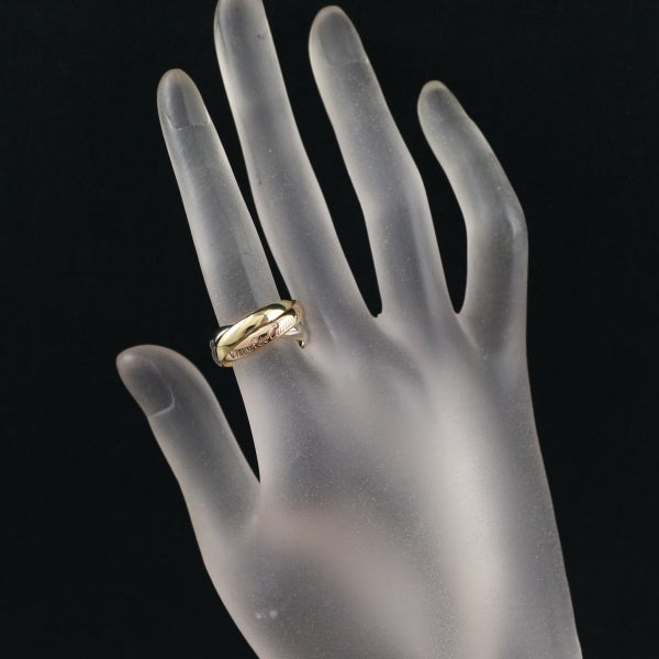 カルティエ リング   トリニティ スリーカラー クラシック 51号 K18YG/WG/PG 