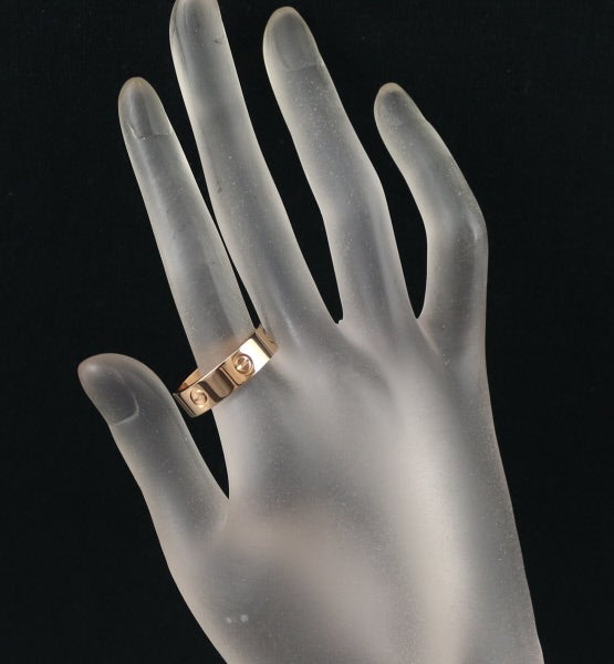 カルティエ リング   ラブ クラシック 63号 K18PG 