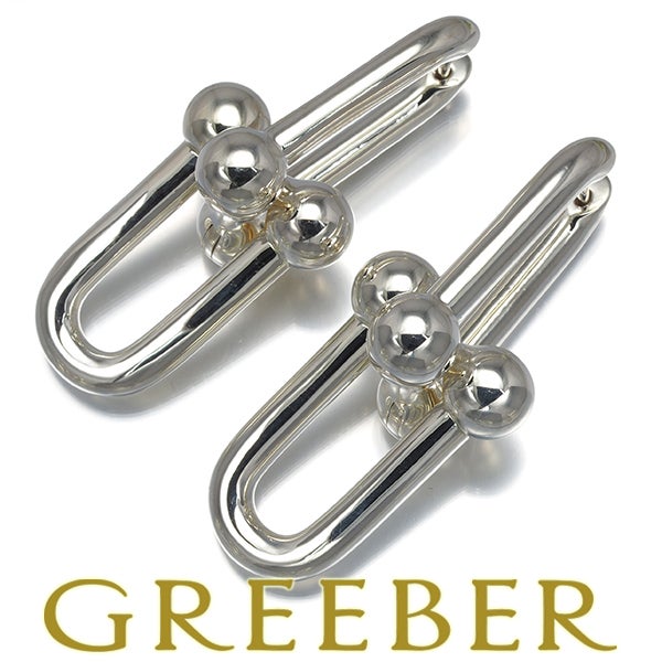 ティファニー ピアス ハードウェア リンク エクストララージ シルバー925 