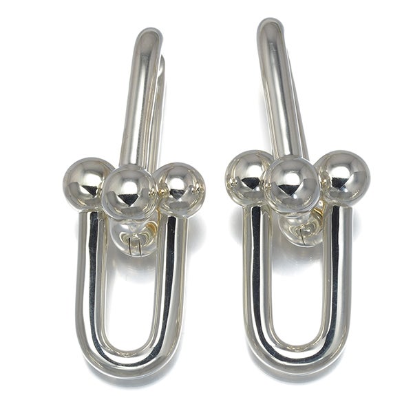 ティファニー ピアス ハードウェア リンク エクストララージ シルバー925 