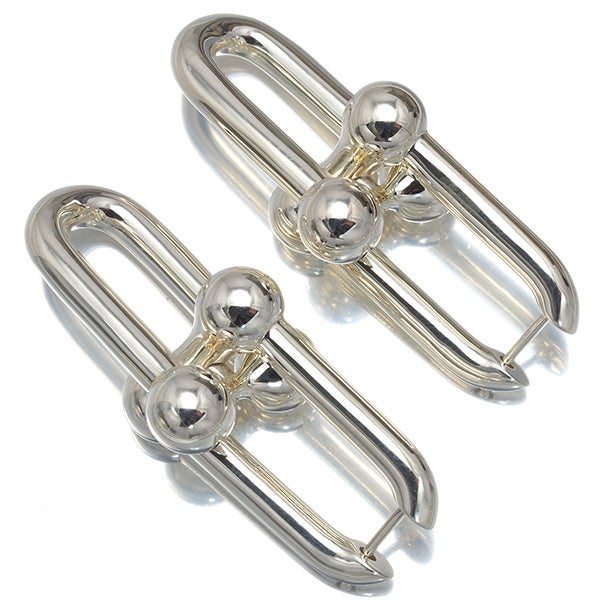 ティファニー ピアス ハードウェア リンク エクストララージ シルバー925 