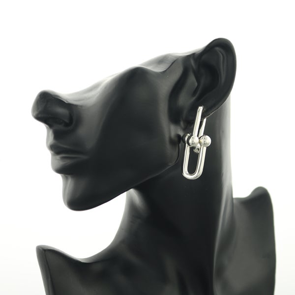 ティファニー ピアス ハードウェア リンク エクストララージ シルバー925 