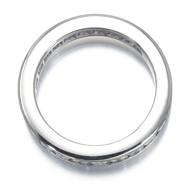 ハリーウィンストン リング ダイヤ ラウンドカット チャネルセット フルエタニティ 8.5号 Pt950 