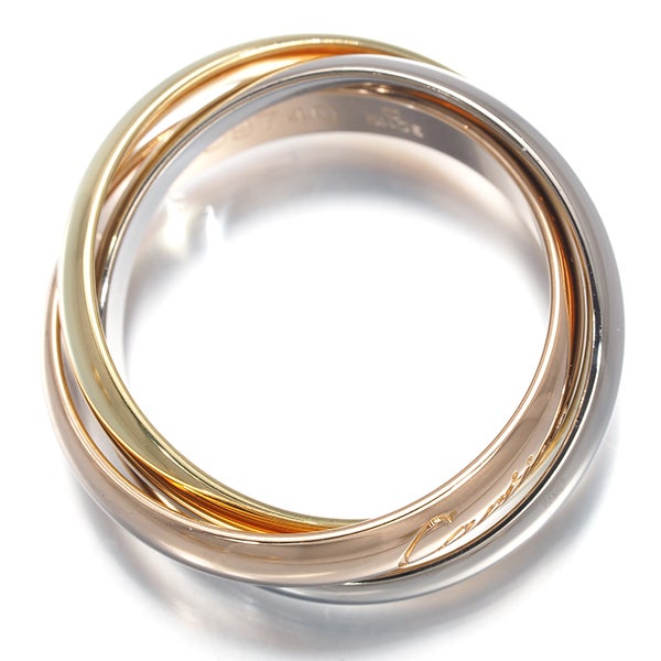 カルティエ リング   トリニティ スリーカラー クラシック 49号 K18YG/WG/PG 