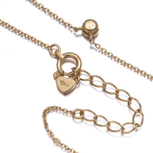 スタージュエリー ネックレス  ダイヤ 0.05ct  一粒 ミルグレイン K18YG 